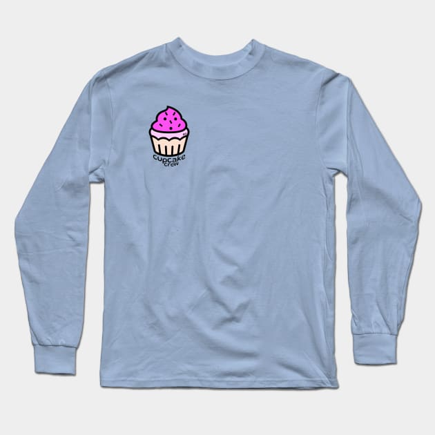 Cupcake Crew Long Sleeve T-Shirt by Bananas T-Shirts